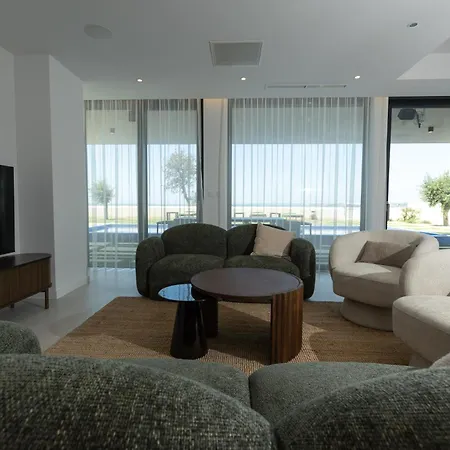 Villa Adria - Seafront B- Quiet Beachfront Retreat With Private Pool