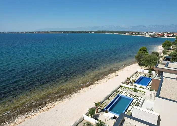 Villa Adria - Seafront B- Quiet Beachfront Retreat With Private Pool